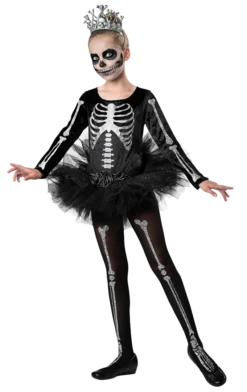 InCharacter Costumes Skeleton Ballerina Costume All Girls Costumes