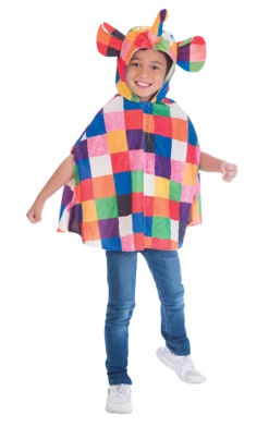 Amscan All Girls Costumes Kids Elmer The Elephant Cape Costume