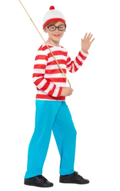 Smiffys All Boys Costumes Child Where's Wally Costume
