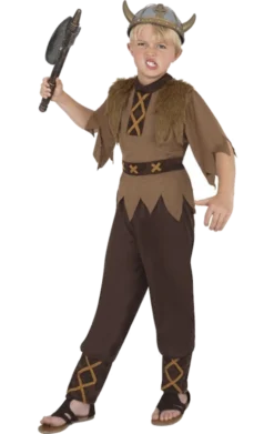 Smiffys Kids Viking Boy Historical Costume World Book Day