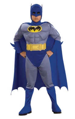 Rubies All Boys Costumes Kids Muscle Blue Batman Costume