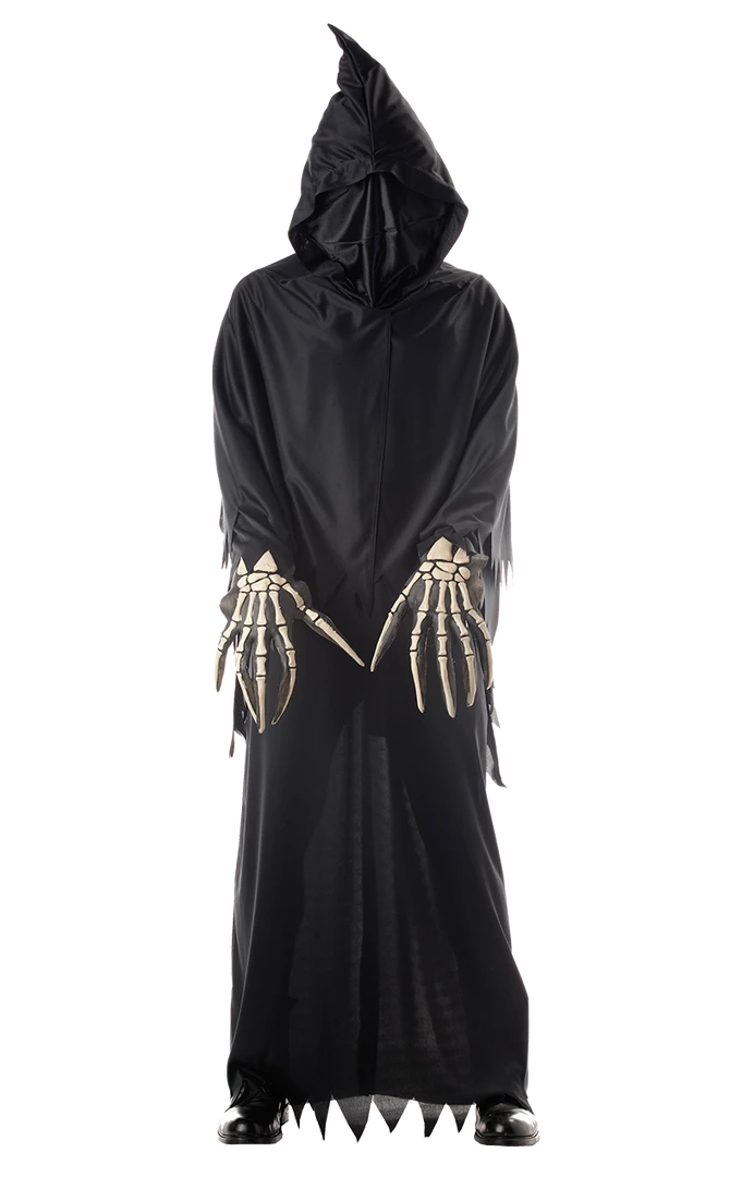 California Costumes Kids Masked Grim Reaper Costume