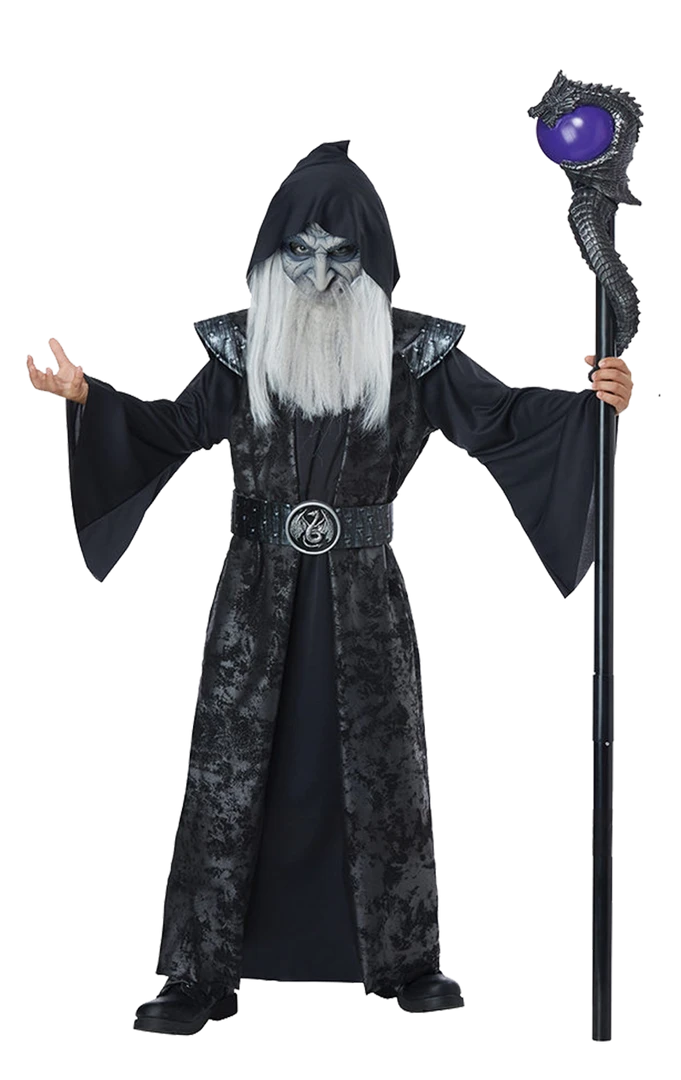 California Costumes Kids Dark Wizard Costume