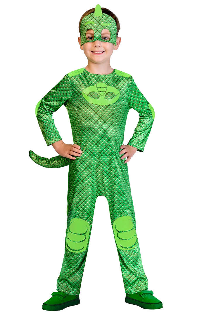 Amscan Kids PJ Facepieces Gekko Costume World Book Day