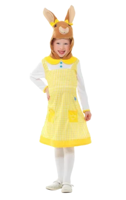 Smiffys Girls Peter Rabbit Cottontail Costume All Girls Costumes