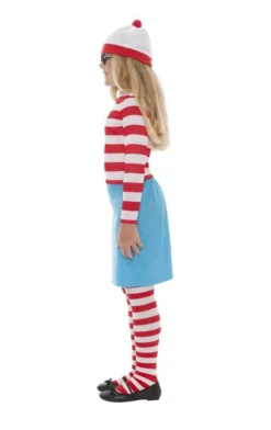 Smiffys All Girls Costumes Child Where's Wally Girl Costume