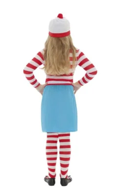 Smiffys All Girls Costumes Child Where's Wally Girl Costume