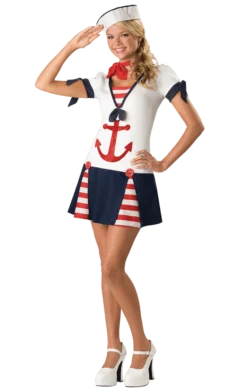 InCharacter Costumes Sassy Sailor Teen All Womens Costumes