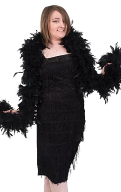 Generic Black Feather Boa