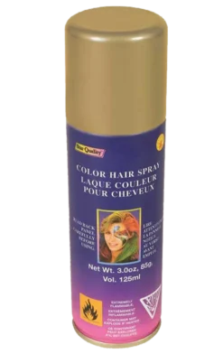 Rubies Gold Hair Spray Accessories