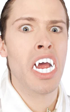 Rubies All Mens Costumes Vampire Fangs (Joined Top & Bottom)