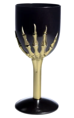 Smiffys Black Gothic Wine Glass