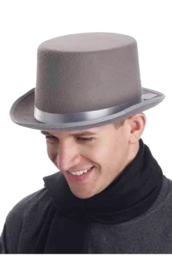 Forum Novelties All Mens Costumes Ghost Groom Grey Top Hat