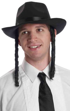 Forum Novelties Accessories Rabbi Hat With Payes Accessory