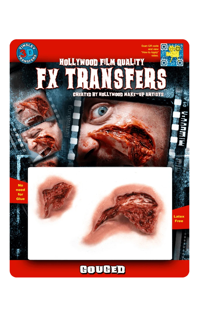 Tinsley Transfers Accessories Gouged 3D FX Tattoo