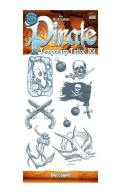 Tinsley Transfers Accessories Pirate Temp Tattoo Set