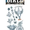 Tinsley Transfers Accessories Biker Temp Tattoo Set