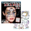 Tinsley Transfers Carnival Face Temp Tattoo