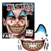 Tinsley Transfers Clown Face Temporary Tattoo Clowns