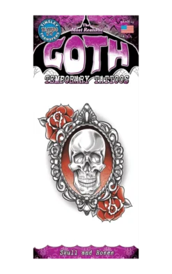 Tinsley Transfers Accessories Skull And Roses Goth Tattoo Accessory