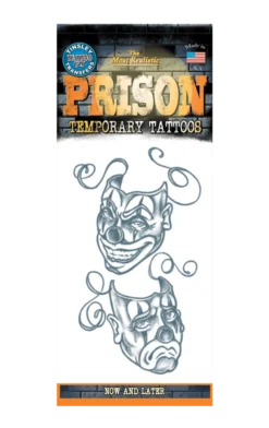 Tinsley Transfers Now & Later Prison Tattoo