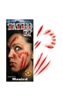 Tinsley Transfers Accessories Mauled Trauma Tattoo