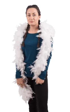 Bristol Novelty 1920s White Feather Boa