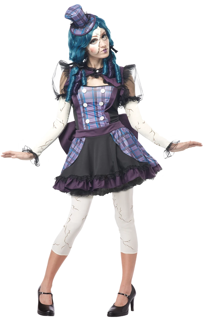 California Costumes Broken Doll Costume All Womens Costumes