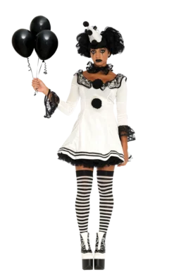 Leg Avenue Women Pierrot Clown Costume