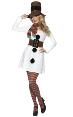 Smiffys Adult Miss Snowman Costume All Womens Costumes