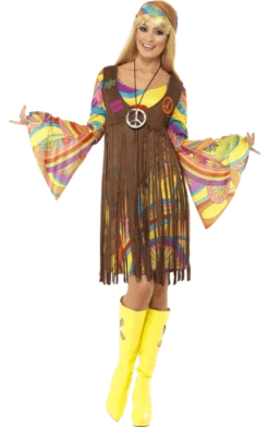 Smiffys 1960s Groovy Lady Costume All Womens Costumes