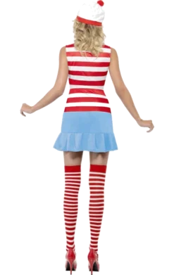 Smiffys All Womens Costumes Ladies Where's Wally Costume