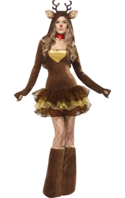 Smiffys Fever Reindeer Costume