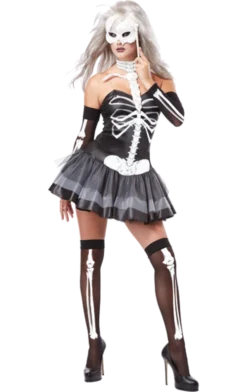 California Costumes All Womens Costumes Skeleton Masquerade Costume