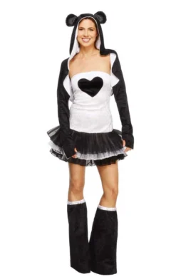 Smiffys Fever Panda Costume All Womens Costumes