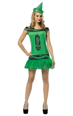 Rasta Imposta Crayola Emerald Glitter Dress