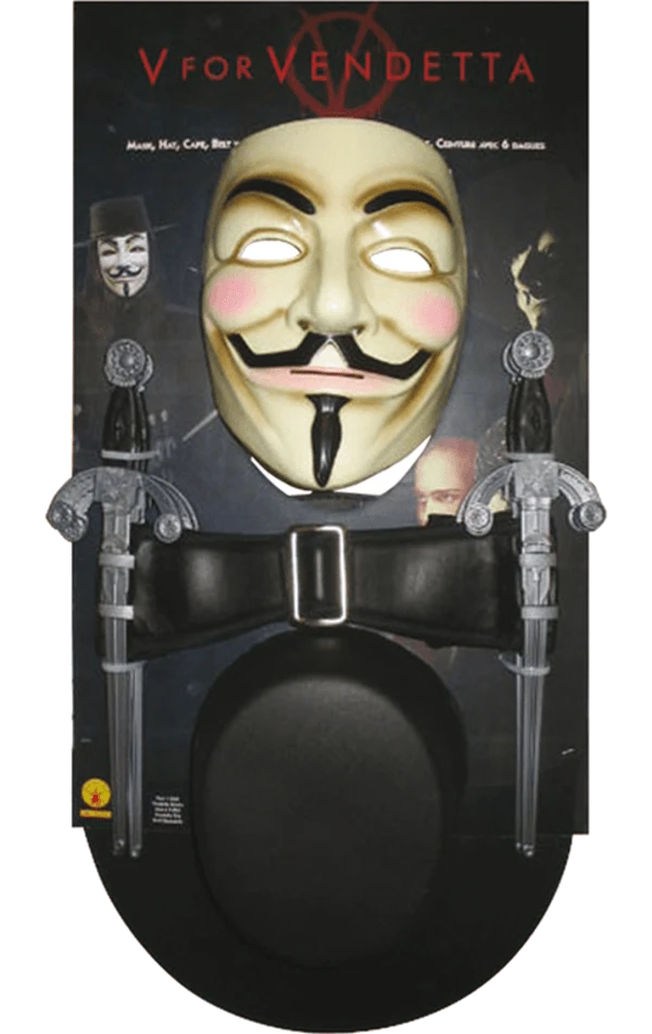 Rubies All Mens Costumes V For Vendetta Costume Kit
