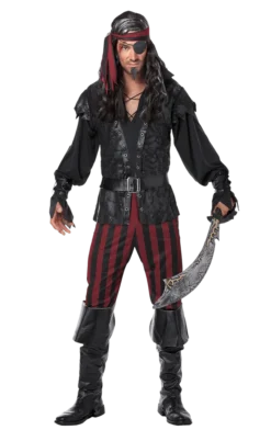 California Costumes All Mens Costumes Ruthless Rouge Costume