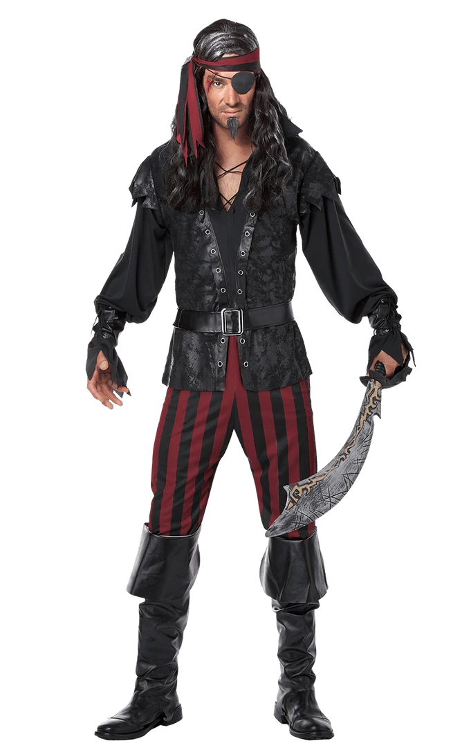 California Costumes All Mens Costumes Ruthless Rouge Costume