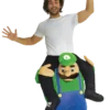 Body Republic All Womens Costumes Adult Luigi Green Piggyback Costume