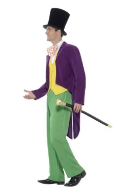 Smiffys Adult Roald Dahl Willy Wonka Costume All Mens Costumes