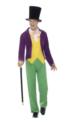 Smiffys Adult Roald Dahl Willy Wonka Costume All Mens Costumes