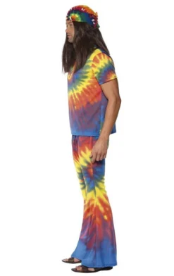 Smiffys 60s Tie Dye Hippie Costume