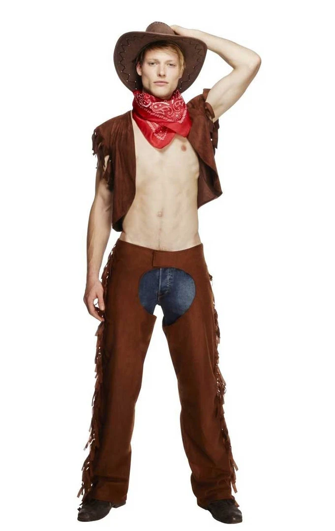 Smiffys All Mens Costumes Fever Ride 'Em High Cowboy Costume