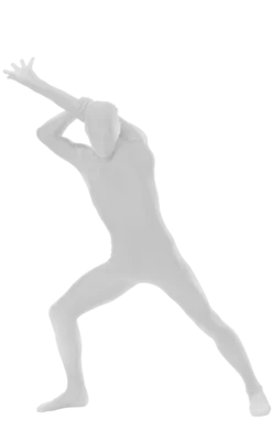 Body Republic White Morphsuit