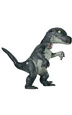 Rubies All Mens Costumes Inflatable Blue Velociraptor Costume