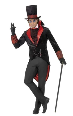 Smiffys All Mens Costumes Adult Dracula Halloween Costume