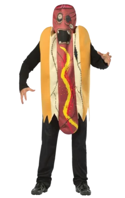 Rasta Imposta All Mens Costumes Zombie Hot Dog Costume