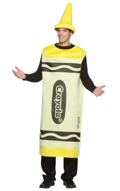 Generic Crayola Crayons- Yellow All Mens Costumes