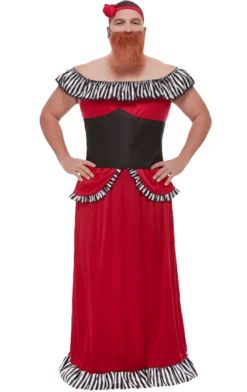 Smiffys Mens Bearded Lady Costume